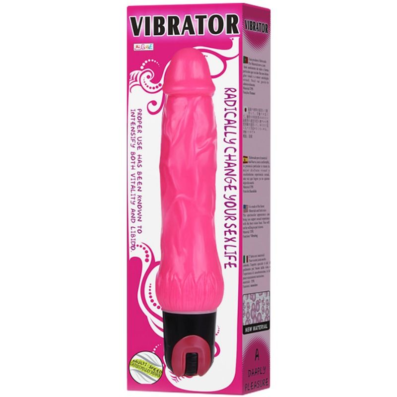 BAILE Daaply Pleasure multispeed vibrator i rosa