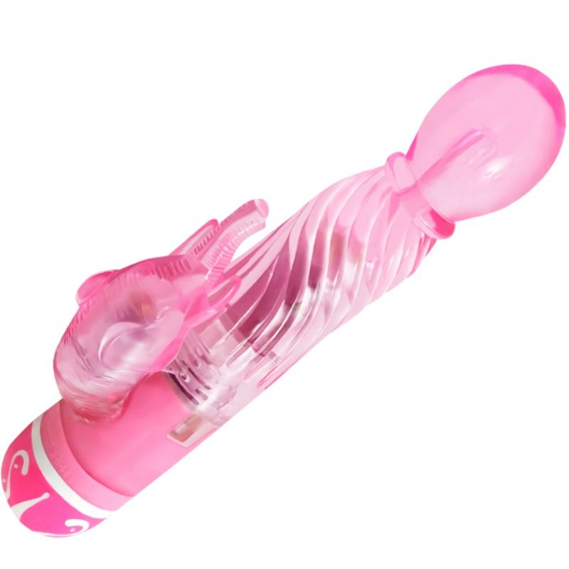 BAILE multihastighets vibrator med rosa stimulator