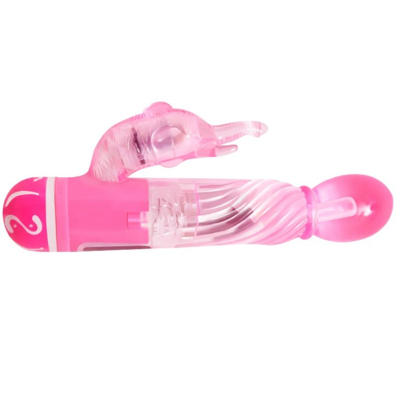 BAILE multihastighets vibrator med rosa stimulator