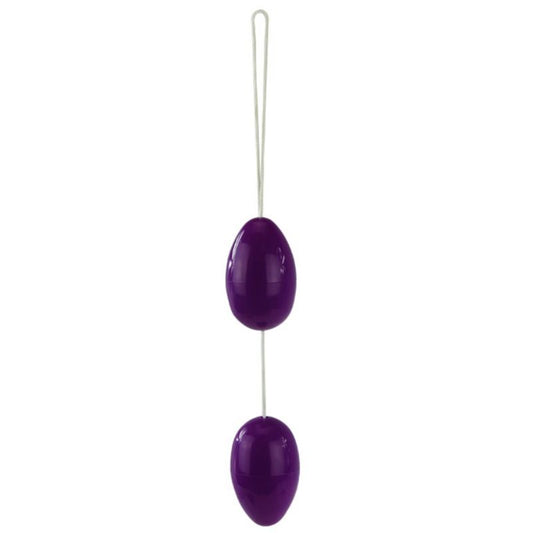 BAILE Twins Balls i lila för anal stimulering