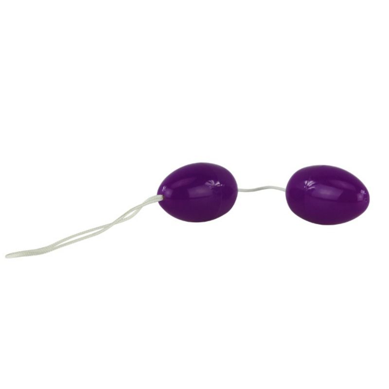 BAILE Twins Balls i lila för anal stimulering