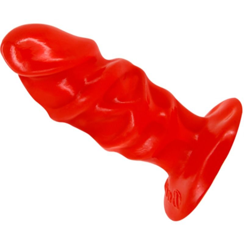 BAILE unisex analplugg med röd sugkopp
