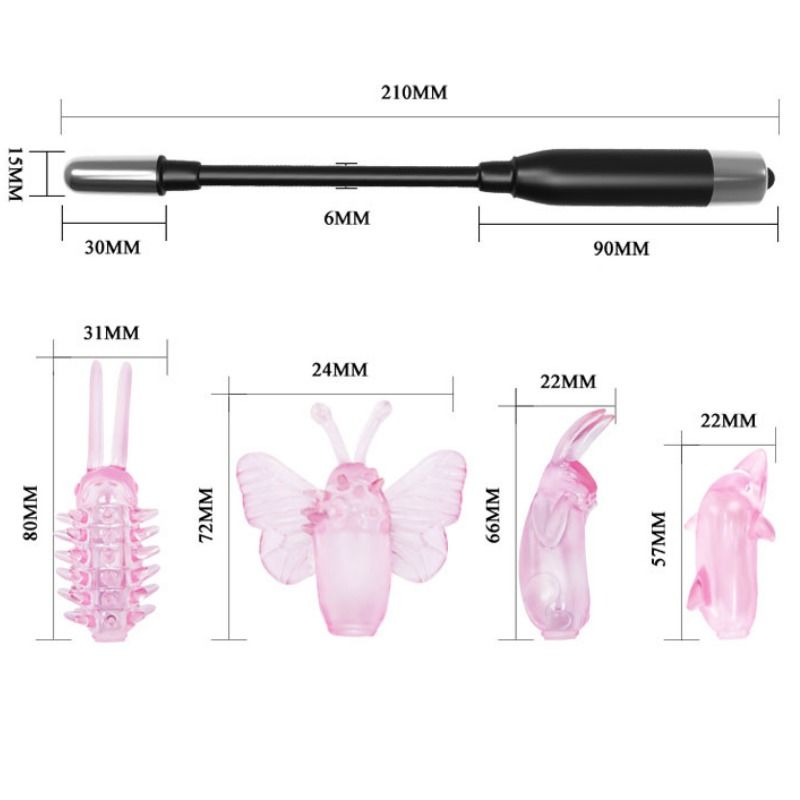 BAILE Wizard Magic Wand Stimulator med vibration