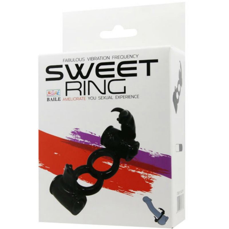 BAILE Sweet Ring dubbelring med dubbelkanin