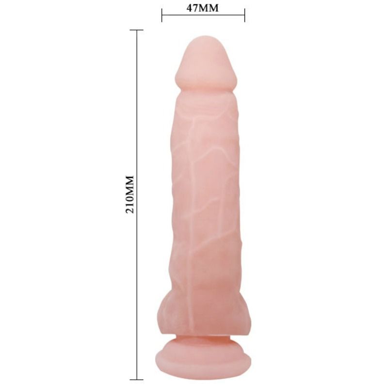 BAILE super realistisk naturlig dildo i TPR-material