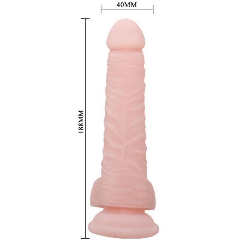 BAILE super realistisk naturlig dildo 18,8 cm
