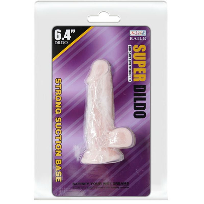 BAILE super realistisk naturlig dildo 16,5 cm