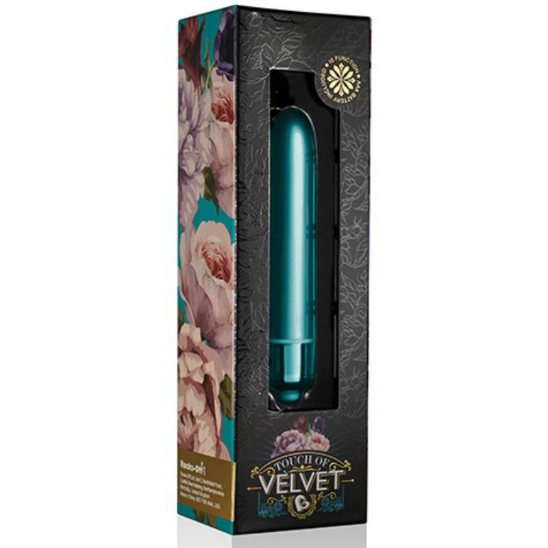ROCKS-OFF - Vibrerande Bullet Touch of Velvet Peacock Petals