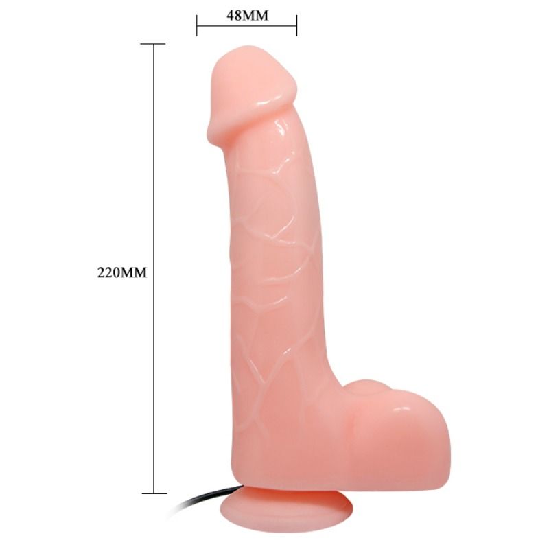 BAILE Natural Barbara realistisk vibrator 22 cm