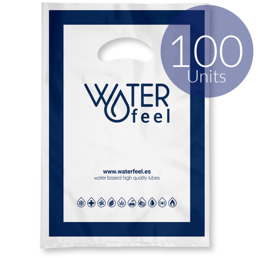 WATERFEEL 100 små plastpåsar 25 x 35 cm