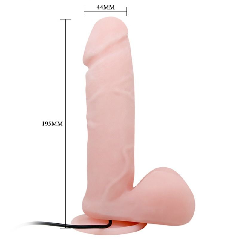 BAILE OLIVER realistisk vibrator med rotationsfunktion