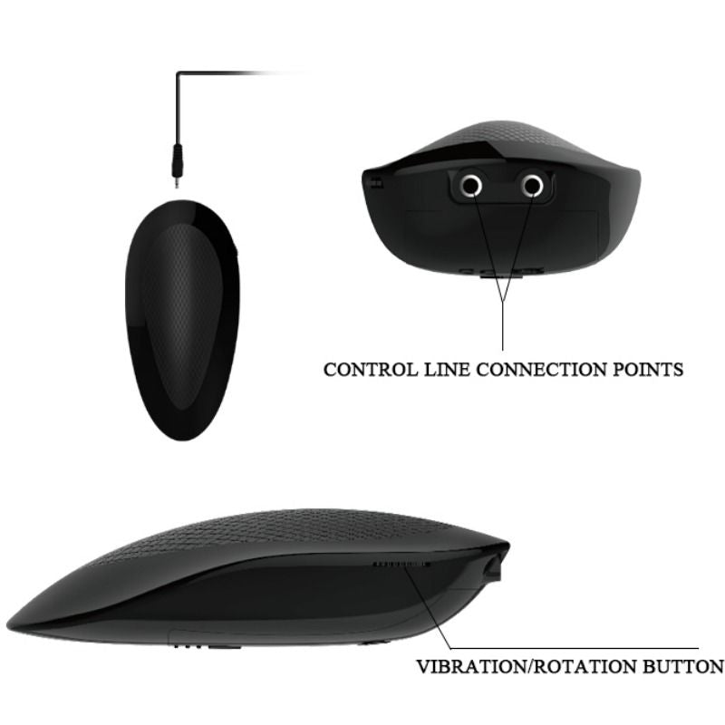 BAILE OLIVER realistisk vibrator med rotationsfunktion