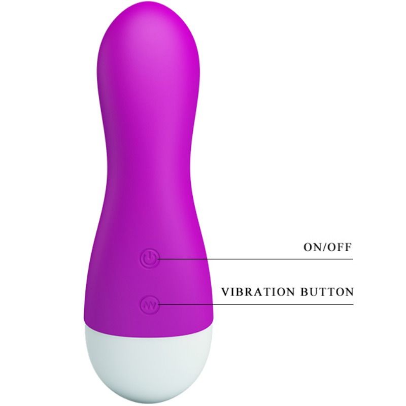 G-punkts vibrator i silikon med 30 hastigheter