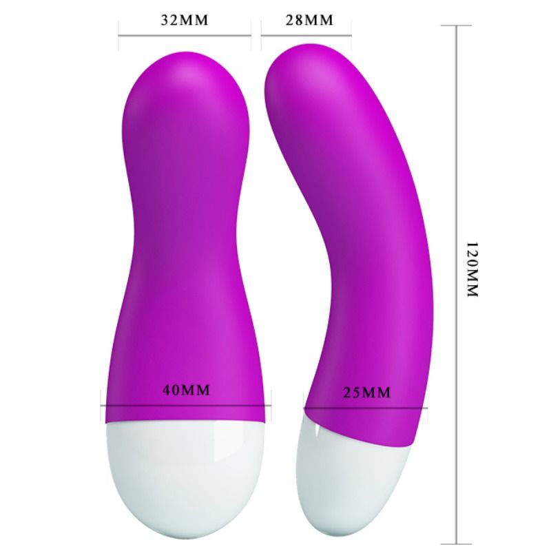 G-punkts vibrator i silikon med 30 hastigheter