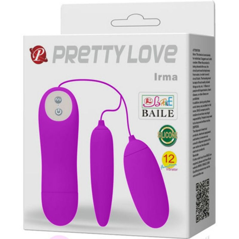 PRETTY LOVE Irma dubbel vibratorägg