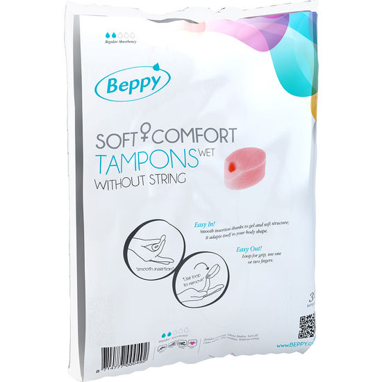 BEPPY - Soft Comfort Tamponger Våta 30 Enheter