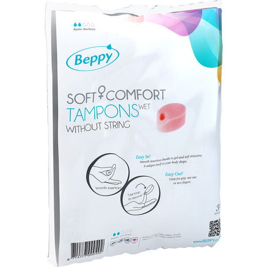 BEPPY - Soft Comfort Tamponger Våta 30 Enheter