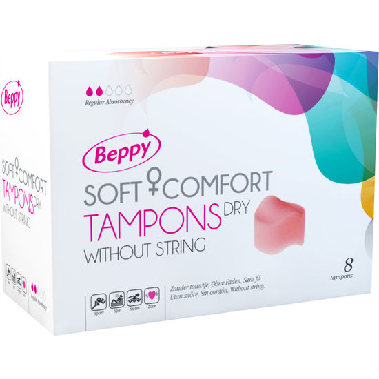 BEPPY - SOFT-COMFORT TAMPONS DRY 8 ENHETER