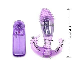 BAILE Lilac vaginal och anal stimulator med vibration