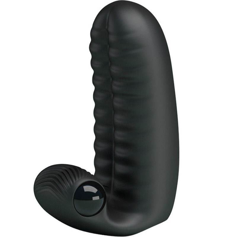 Pretty Love Abbott Black fingertopp vibrator