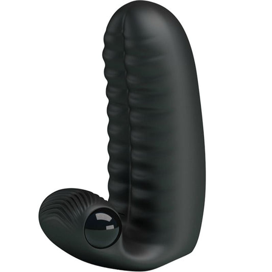 Pretty Love Abbott Black fingertopp vibrator