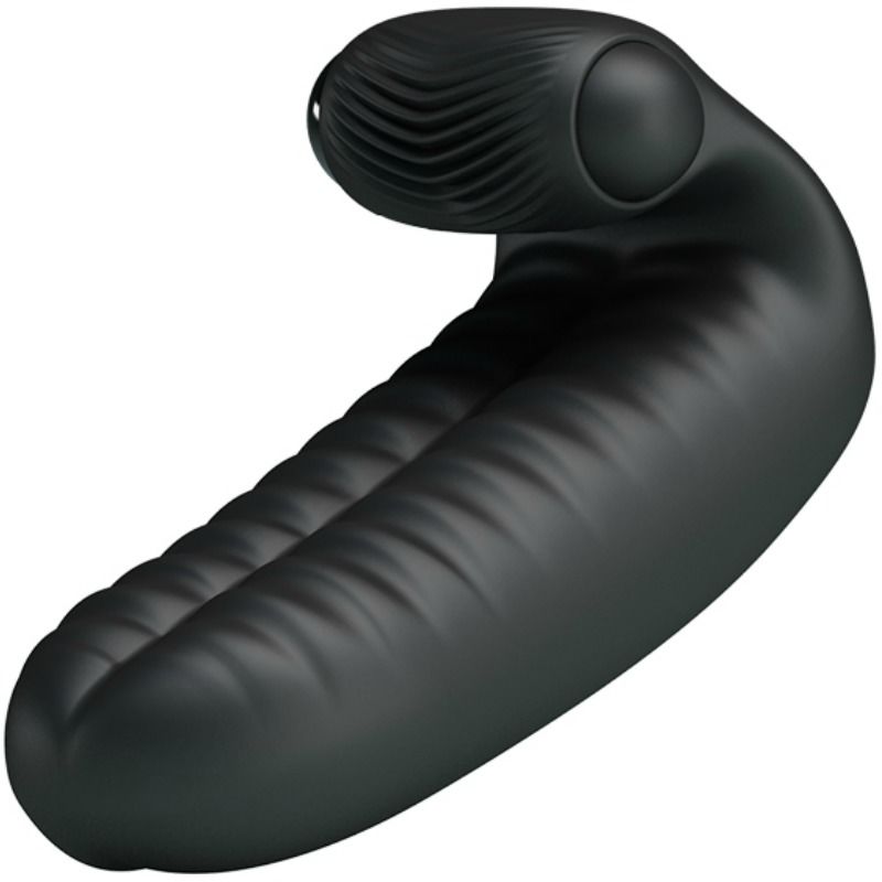 Pretty Love Abbott Black fingertopp vibrator