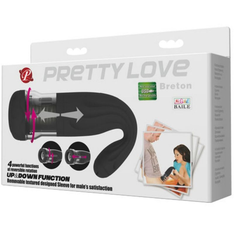 Pretty Love Breton multifunktionell uppladdningsbar masturbator