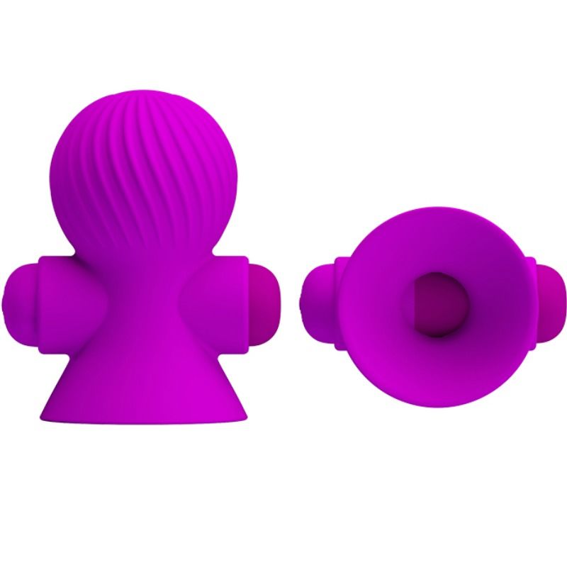 Nipplestimulatorer med 12 vibrationslägen i lila