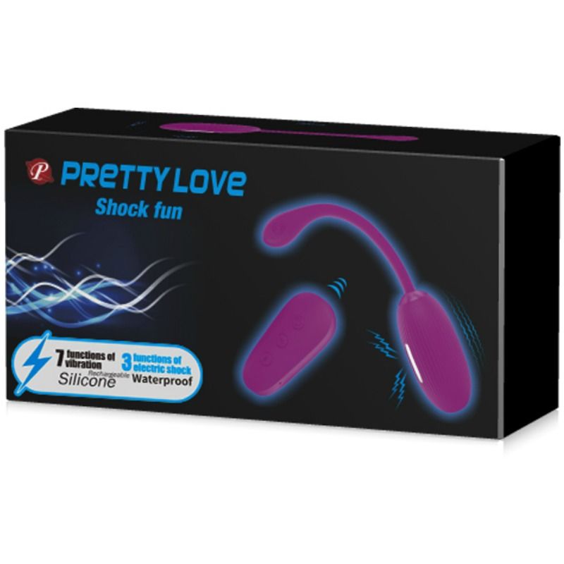 PRETTY LOVE Shock Fun vibrerande ägg med elektroshock