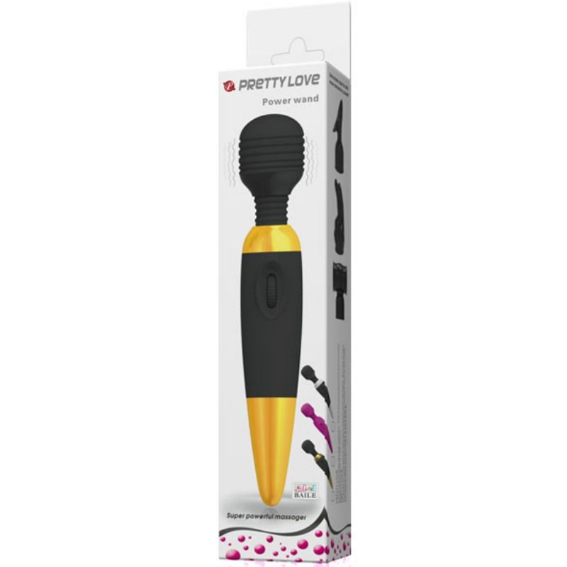 PRETTY LOVE Power Wand Massager med böjt huvud