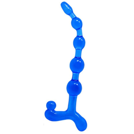 BAILE Bendy Twist Blue analkulor i TPR