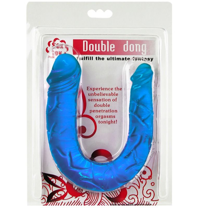 BAILE Double Dong Double Dildo Blå