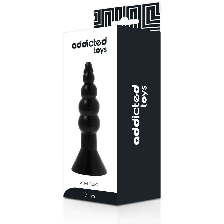 ADDICTED TOYS analplugg 17 cm svart