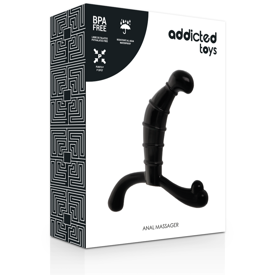 ADDICTED TOYS prostata analmassager i svart