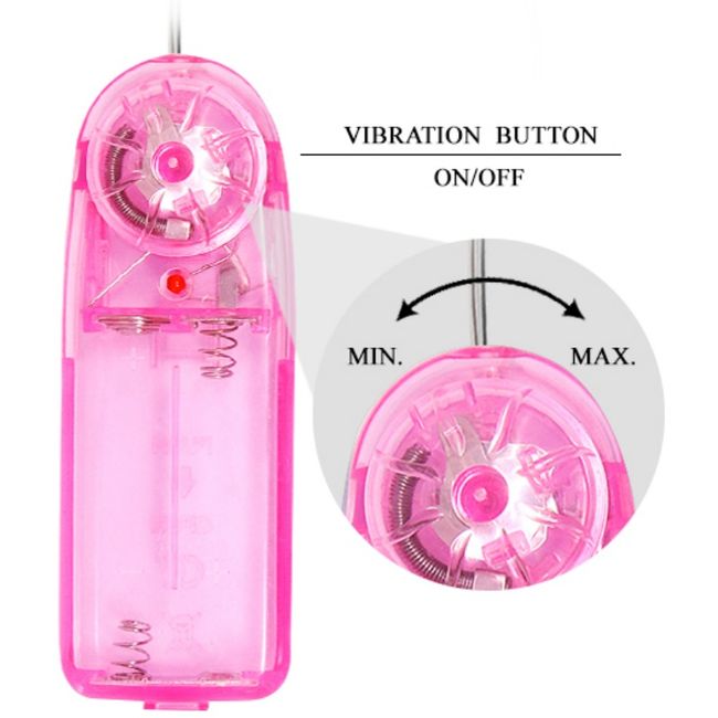 BAILE Fountain Vibrator Dildo med sprutfunktion