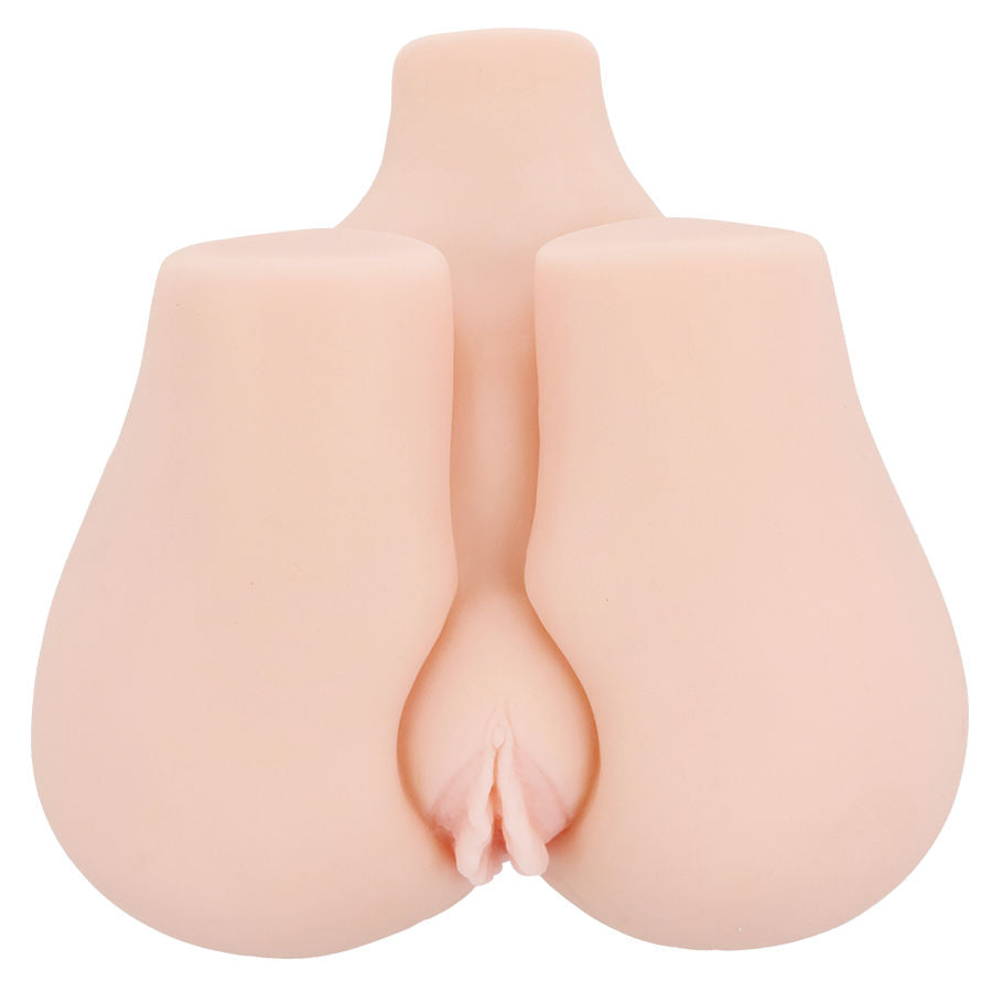 Realistisk vagina och anus med vibration från CRAZY BULL