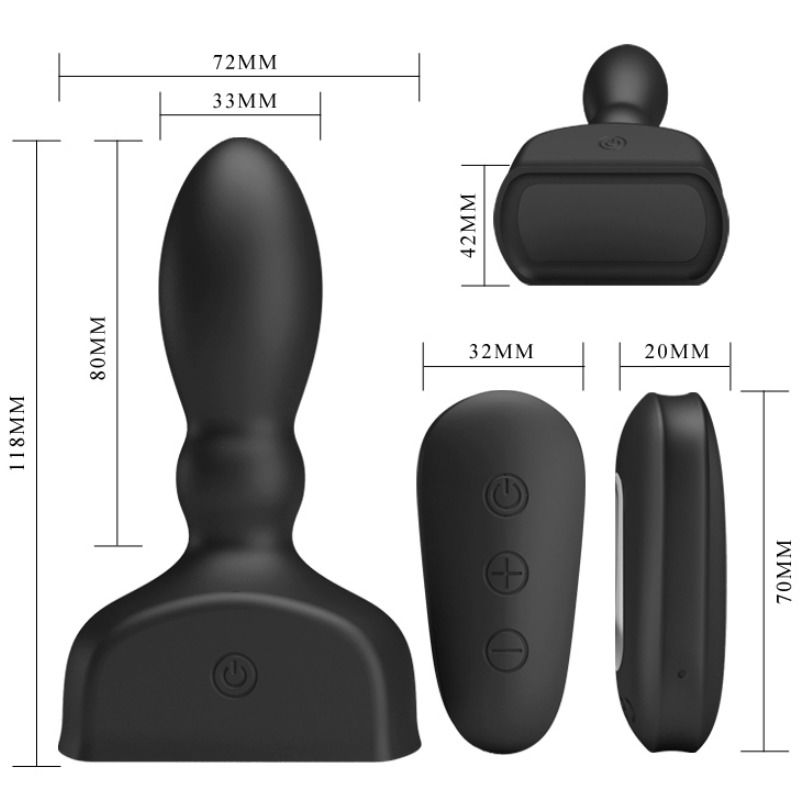 PRETTY LOVE - MARRIEL PROSTATAVIBRATOR OCH INFLATERBAR