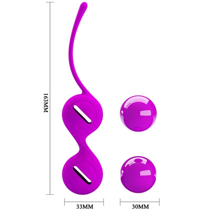 Pretty Love Orgasmbollar Kegel Tighten Up i lila