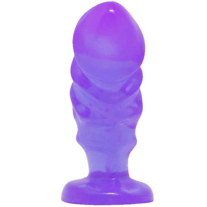 BAILE unisex analplugg med lila sugkopp