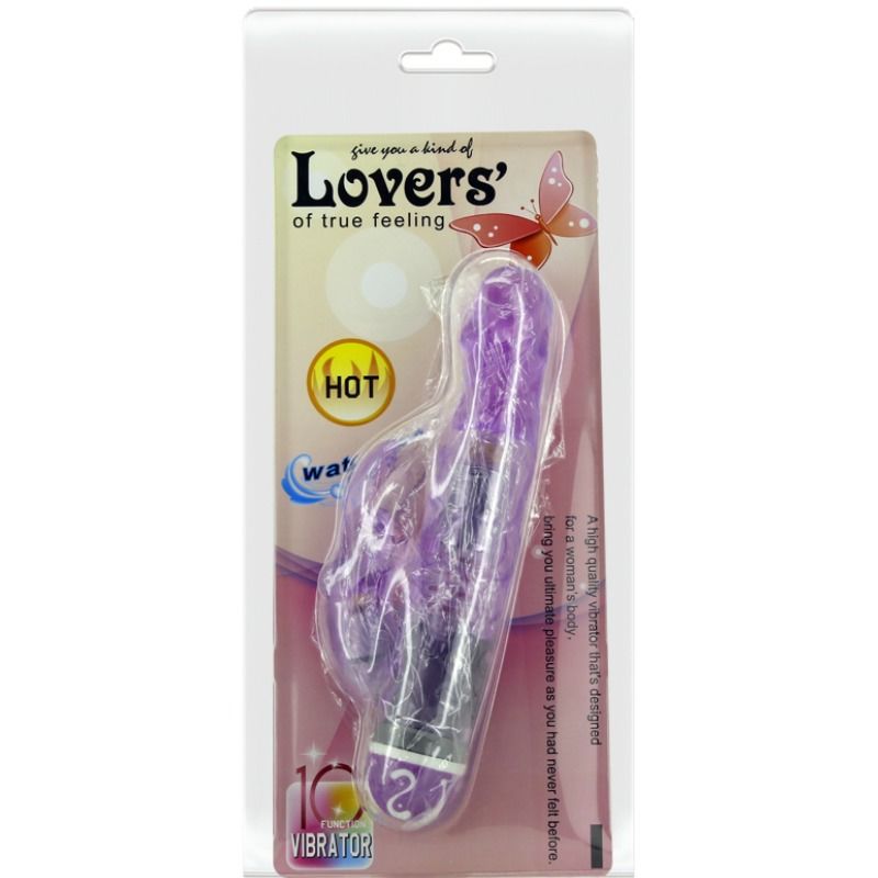 BAILE lila kaninvibrator med 10 vibrationslägen