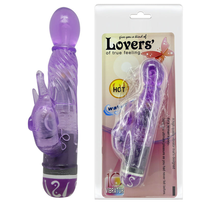 BAILE multihastighets vibrator med lilastimulator