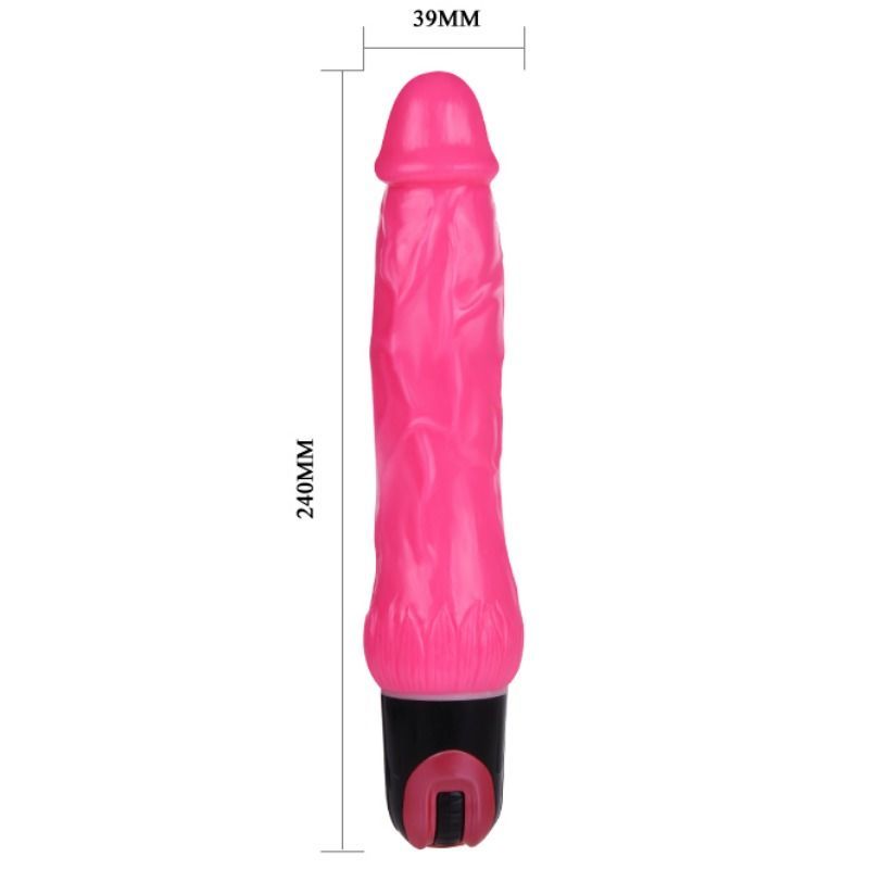 Lila multispeed vibrator från BAILE med texturerad yta