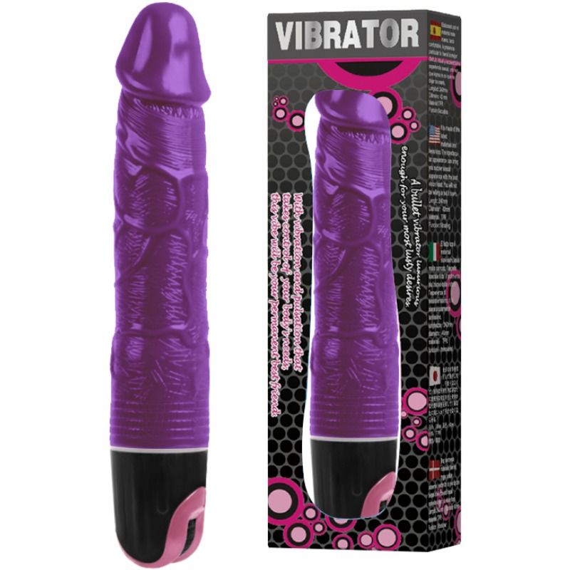 BAILE Lilac Multispeed Vibrator i rosa med mjuk yta