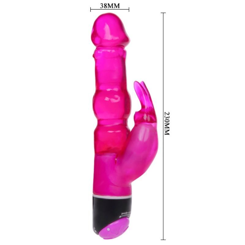 BAILE Waves of Pleasure vibrator med lila kanin 23 cm