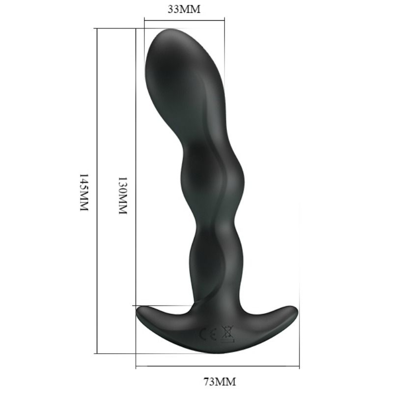 Analmassager med 12 vibrationslägen från PRETTY LOVE