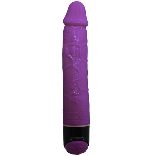 Färgglad realistisk vibrator 23 cm