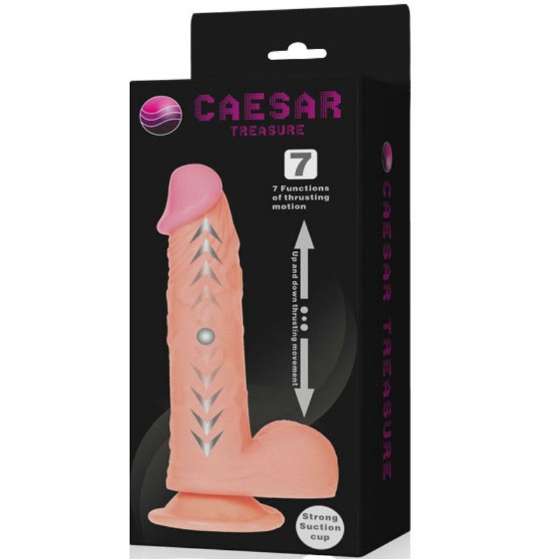 BAILE Caesar Treasure realistisk dildo med sugkopp