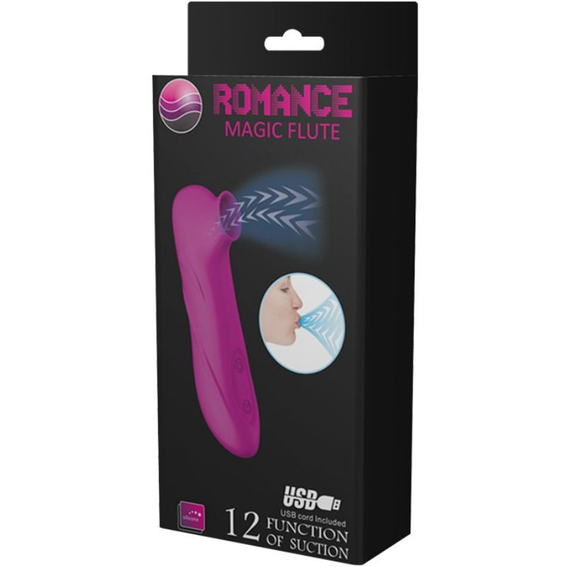 ROMANCE Magic Flute Stimulator med sugkopp och vibrationslägen