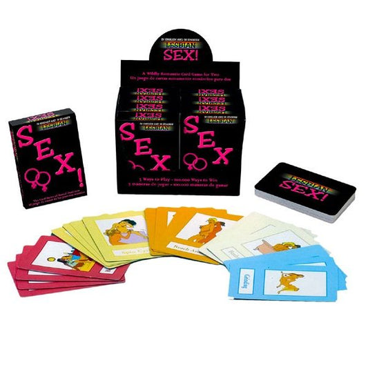 KHEPER GAMES Lesbian Sex! kortspel med sexuella ställningar