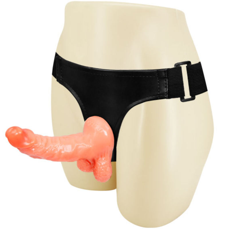 BAILE justerbar sele med realistisk penis och trosor